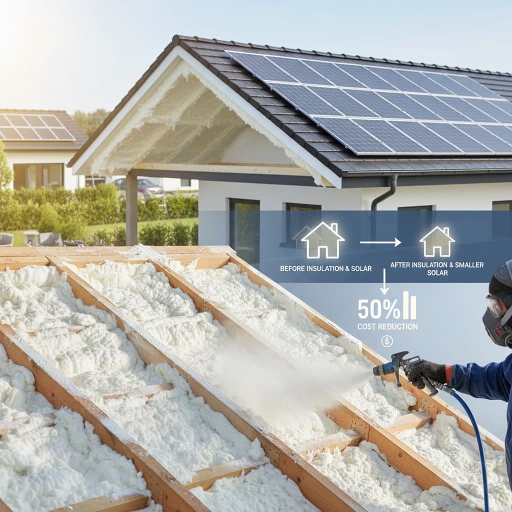 Featured image for Insulate Before Solar to Cut System Costs in Half