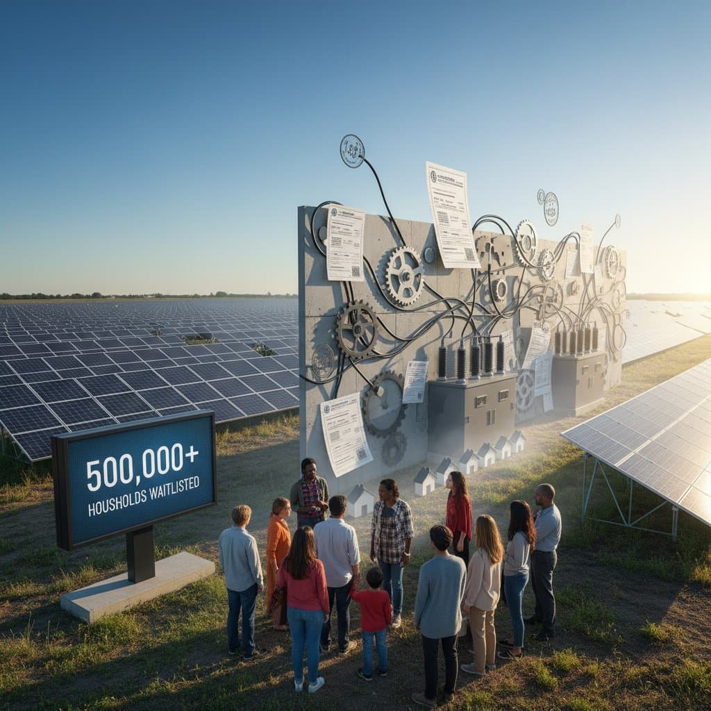 Featured image for 500K Households Wait as Solar Projects Stall Nationwide