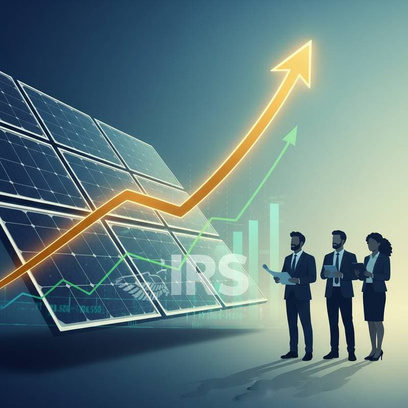 Featured image for New IRS Rule Reshapes Solar Depreciation Benefits