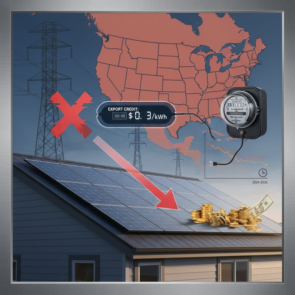 Featured image for States Quietly Cutting Solar Buyback Rates in 2024