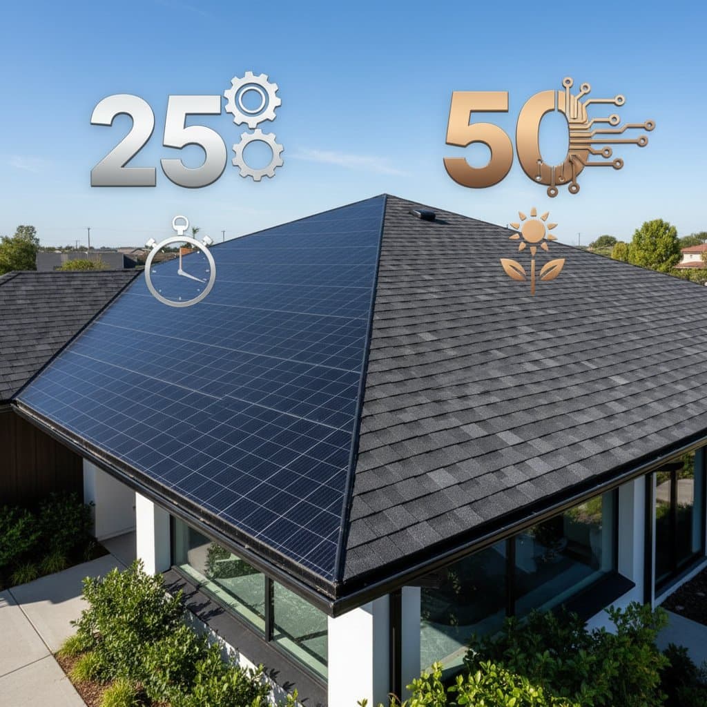 Featured image for Solar Shingle Warranties: What 25 vs 50 Years Really Means