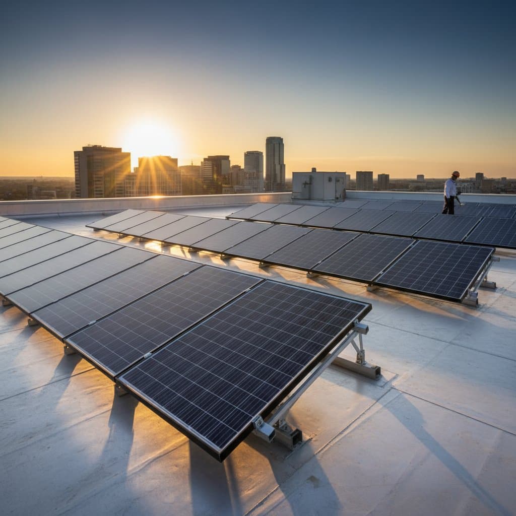 Featured image for Bifacial Panels Capture 30% More Rooftop Energy