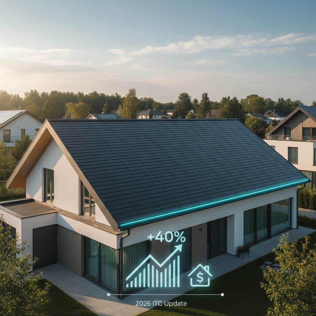 Featured image for Solar Roof Bundles Now Qualify for 40% Tax Credit