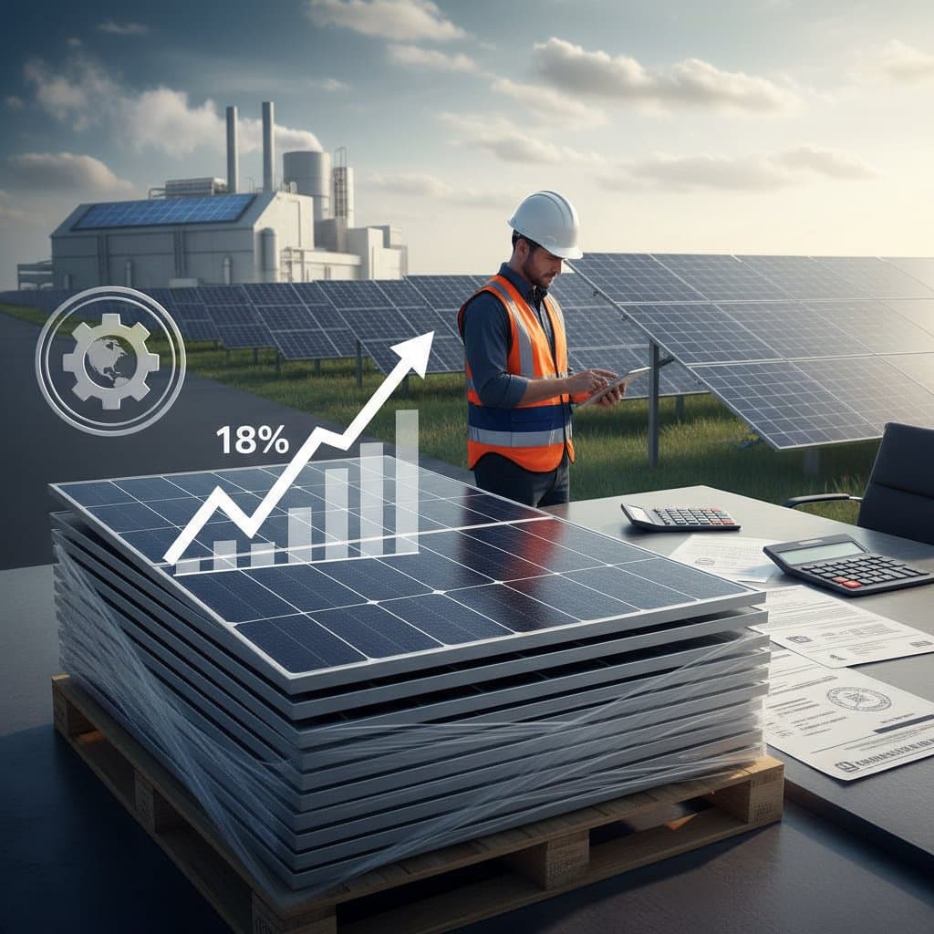 Featured image for Solar Panels to Cost 18% More Starting 2026