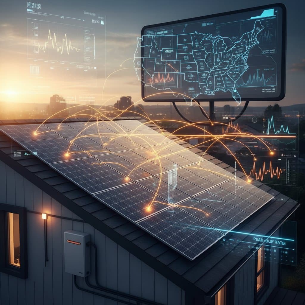 Featured image for States Rewarding Peak-Hour Solar Exports Most