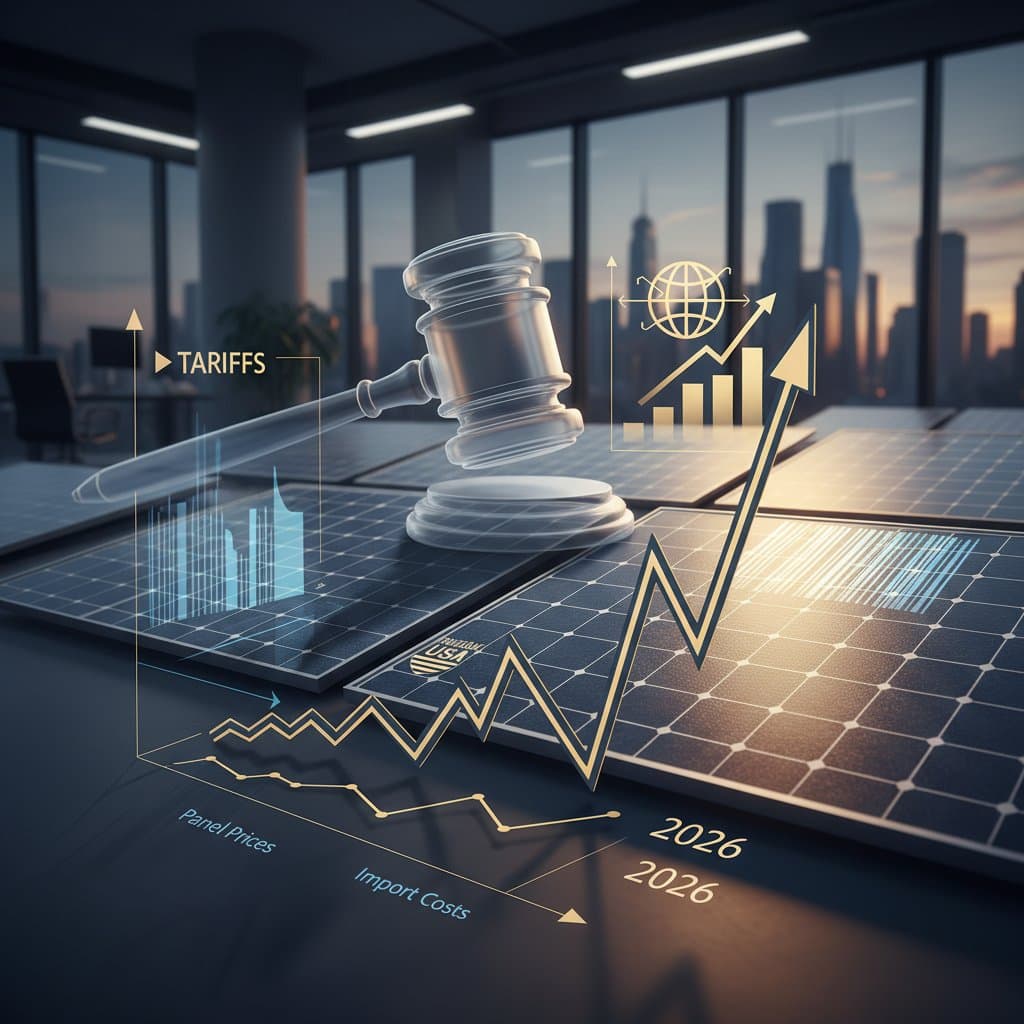 Featured image for 2026 Solar Tariffs Already Shifting Panel Prices