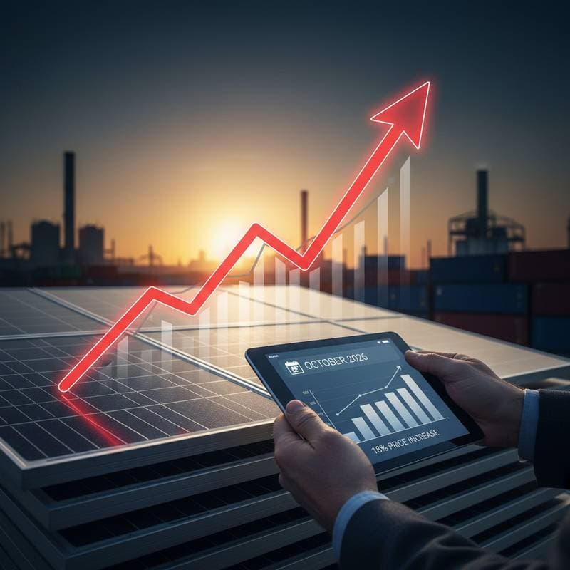 Featured image for Solar Tariffs Will Raise Panel Prices 18% Next Month