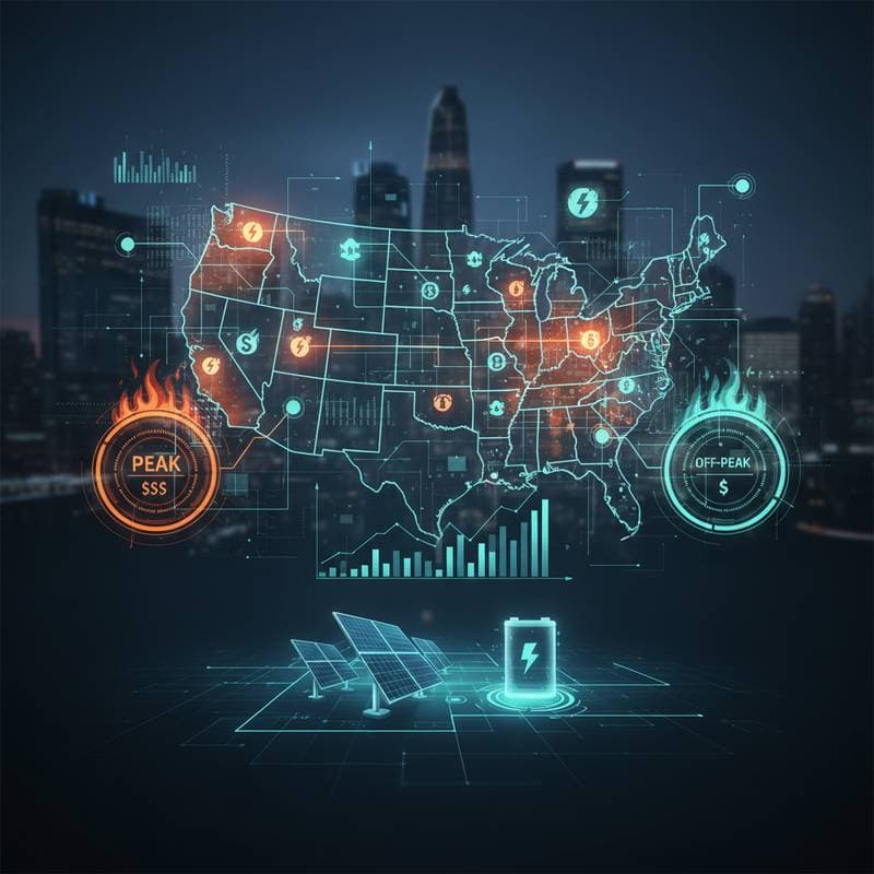 Featured image for 15 States Shift to Time-of-Use Electric Rates