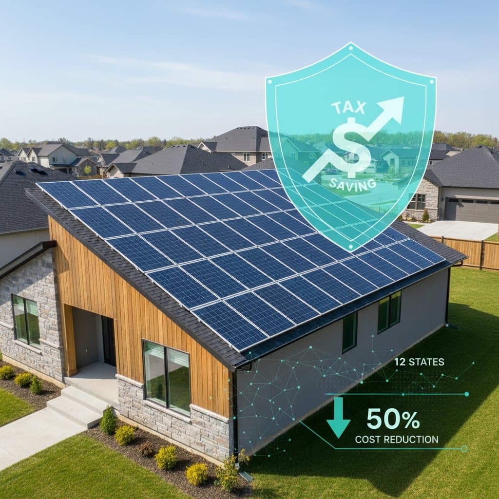 Featured image for 12 States Drop Solar Property Tax—Cut Payback in Half