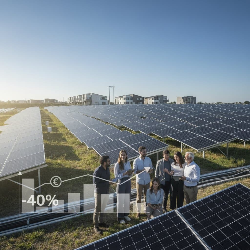Featured image for Shared Solar Farms Cut Energy Bills 40% for Renters