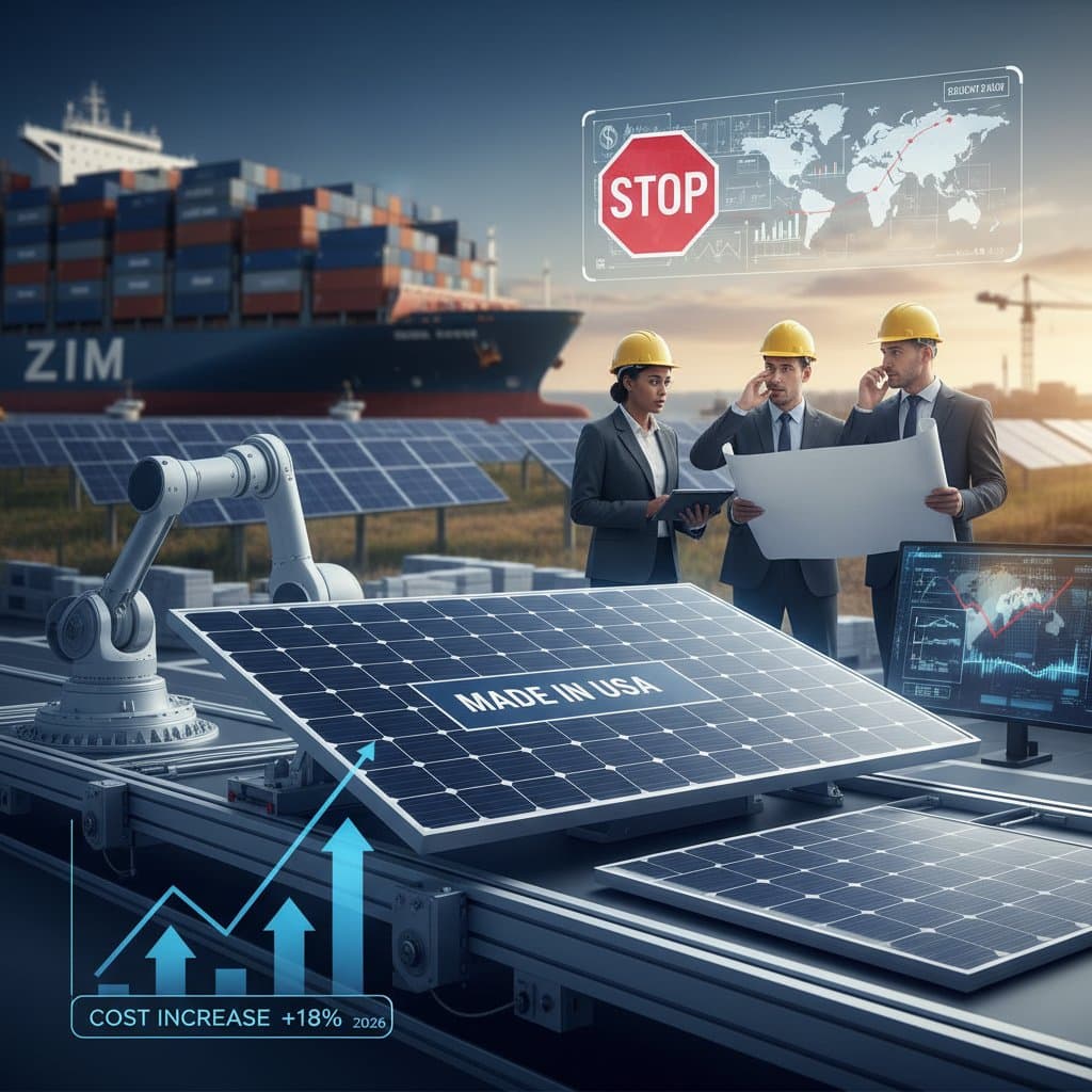 Featured image for Solar Tariffs Will Add 18% to System Costs in 2026