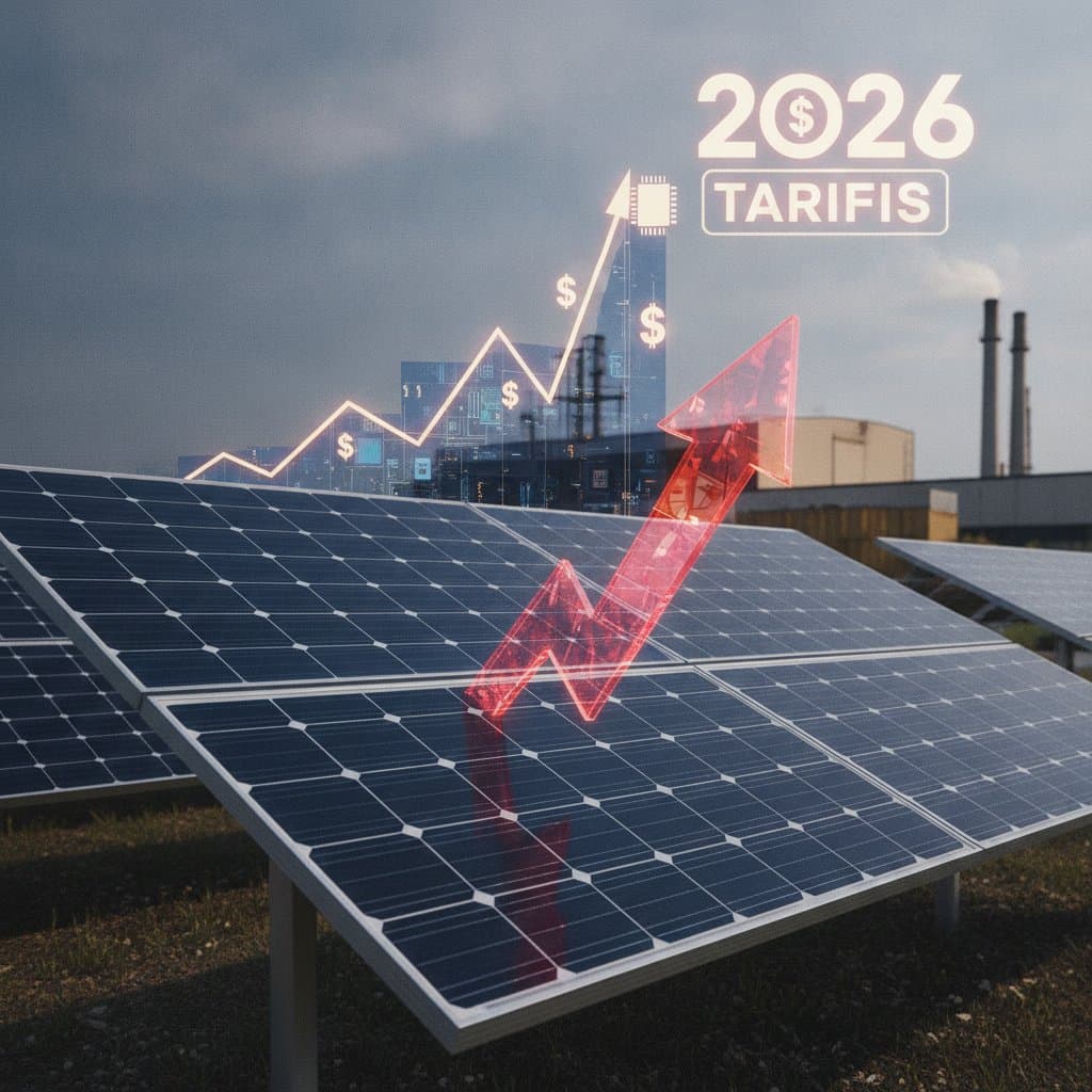 Image for Solar Panel Costs Jumping 40% in 2026 Trade War