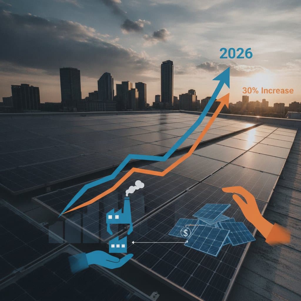 Featured image for Solar Tariffs Push 2026 Panel Costs Up 30%