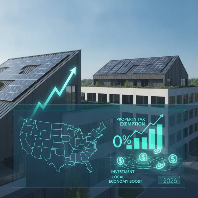 Featured image for 15 States Cut Solar Property Taxes in 2026
