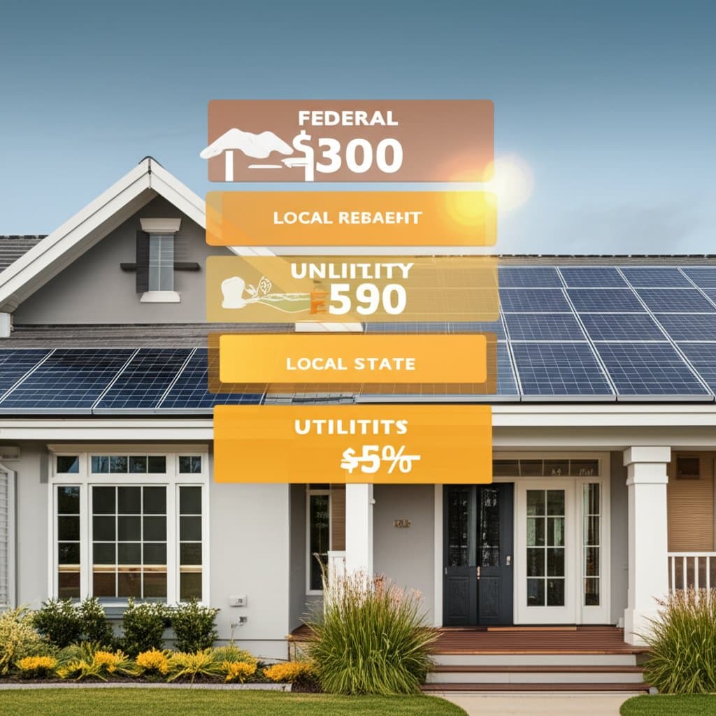Featured image for How Rebate Stacking Cuts Solar Costs Below Sticker Price