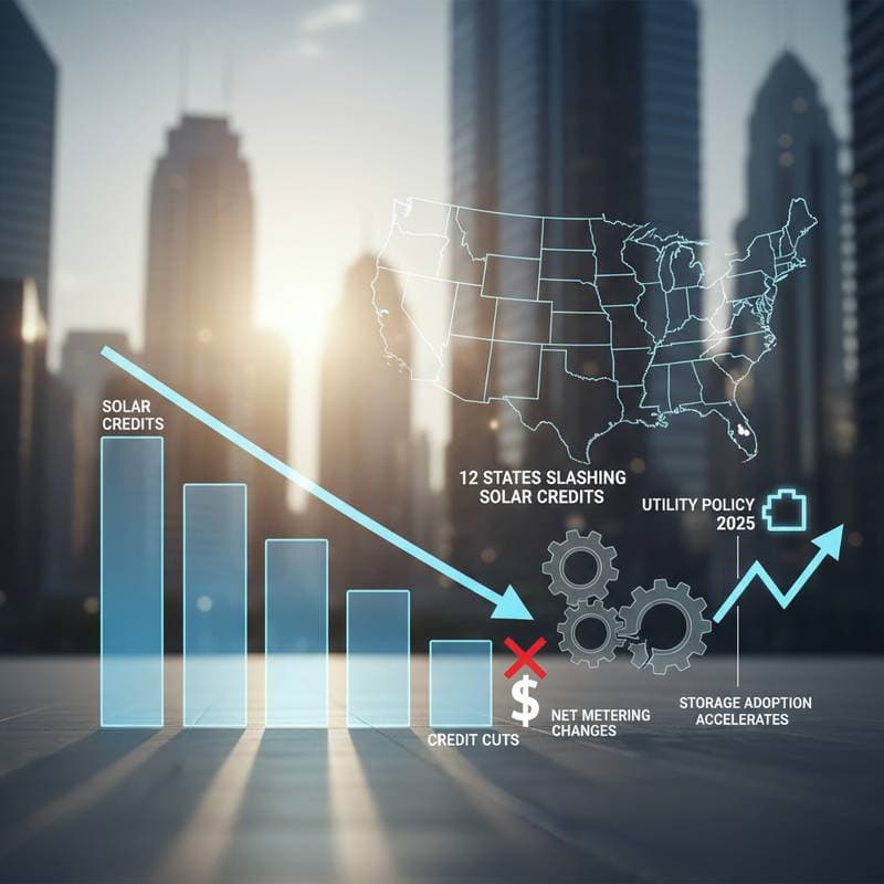 Featured image for 12 States Slashing Solar Credits in 2025 Policy Wave