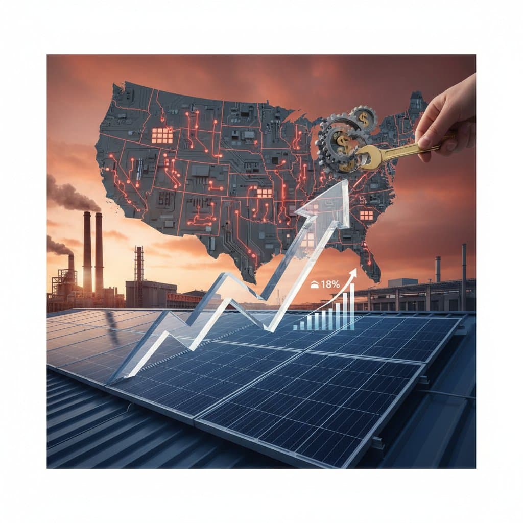Featured image for Solar Tariffs Drive 18% Price Spike Across U.S. Market
