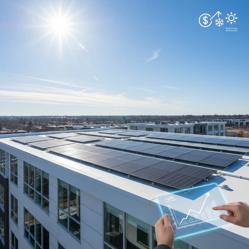 Featured image for $1,200 Rebate Pairs Cool Roofs with Solar Panels