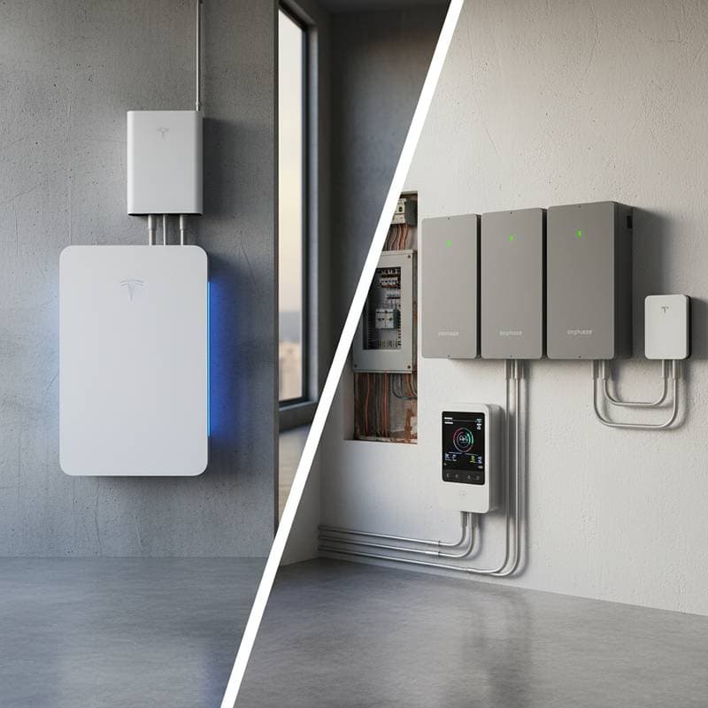 Featured image for Tesla Powerwall 3 vs Enphase IQ5 Performance Test
