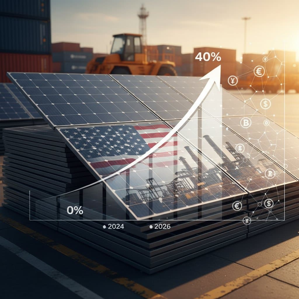 Featured image for Solar Tariffs to Push Panel Prices Up 40% by 2026