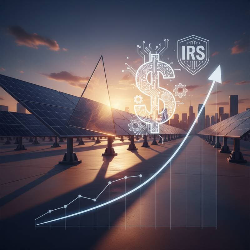Featured image for IRS Rule Doubles Solar Depreciation Deduction in 2026