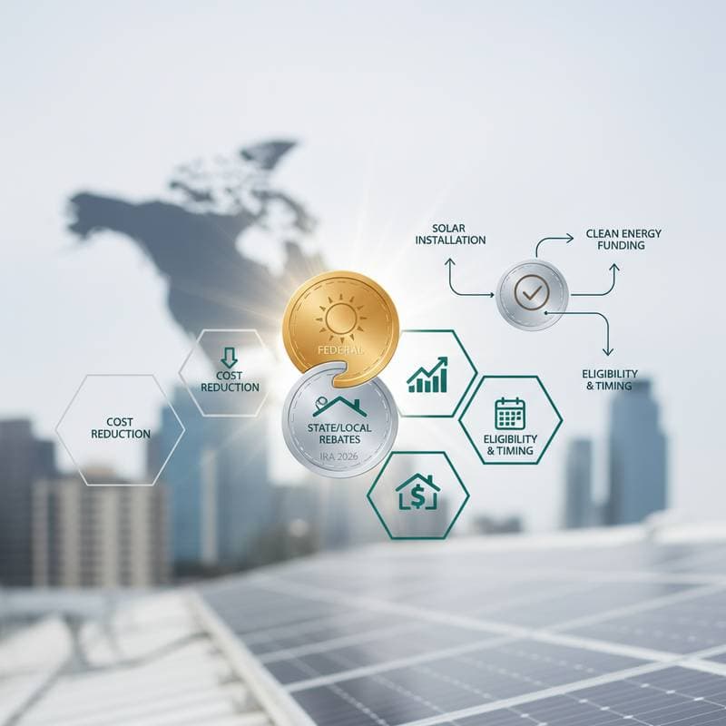 Featured image for Stack Federal Solar Credits with State Rebates to Save