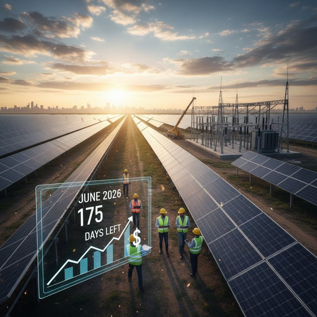 Featured image for Solar Projects Must Run by June for 2026 ITC Credit