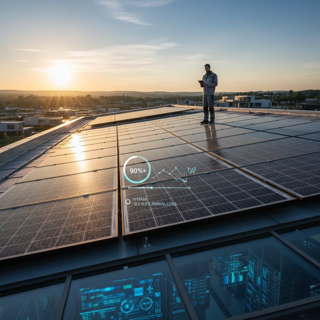 Featured image for Solar Panels Keep 90% Power After Ten Years
