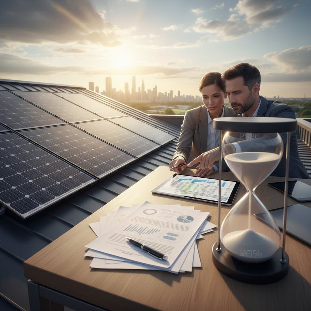 Featured image for Solar Credit Drops to 26% in 2033: Lock It In Now
