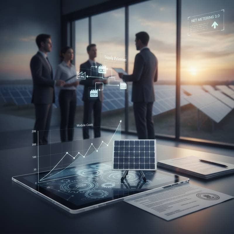Featured image for Solar Tariffs May Add 12% to Module Costs in 2026