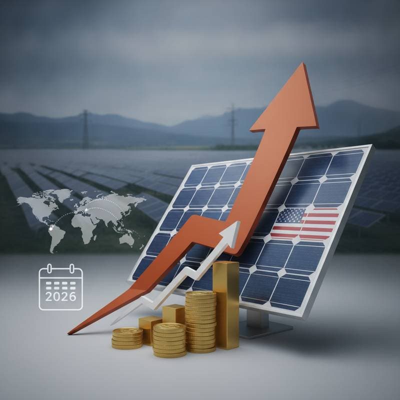 Featured image for 2026 Solar Tariffs Will Increase Panel Costs 18%
