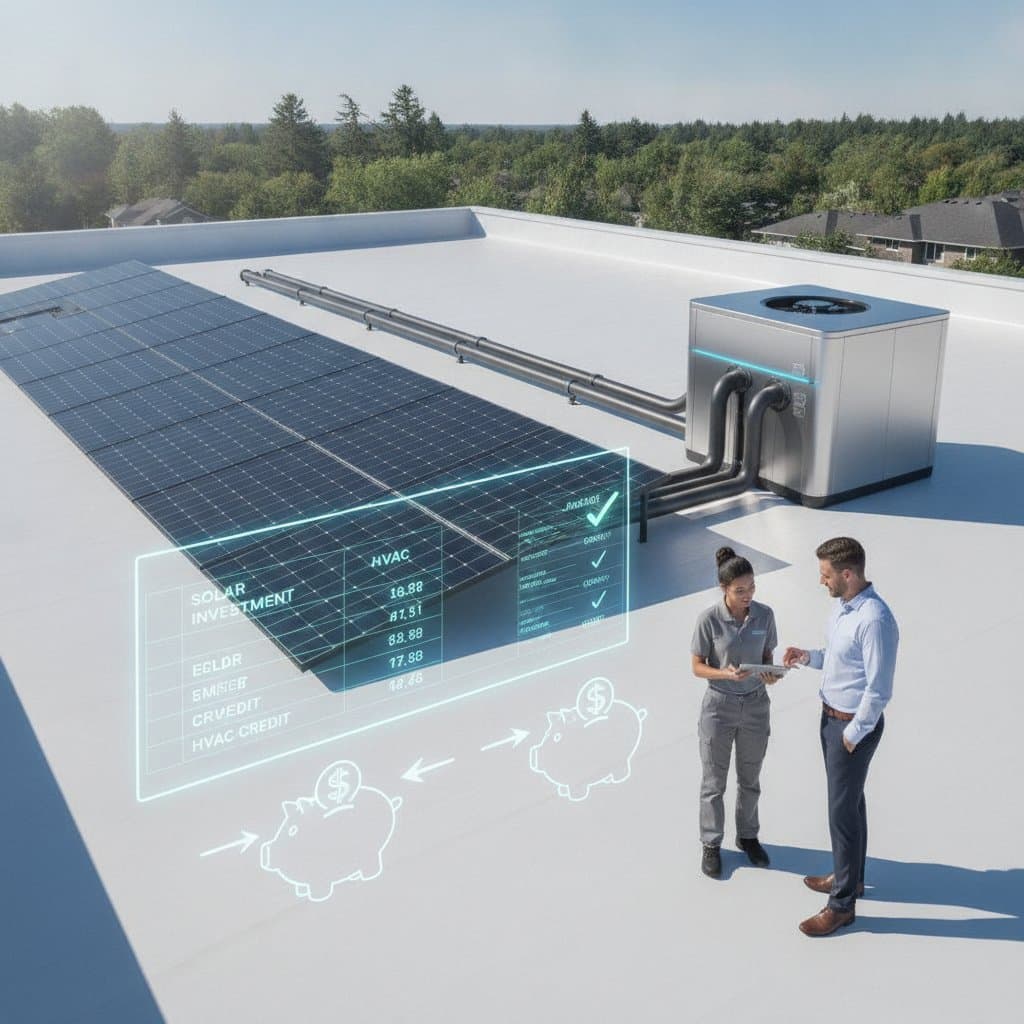 Featured image for Double Deduction Rules for Solar and HVAC Systems