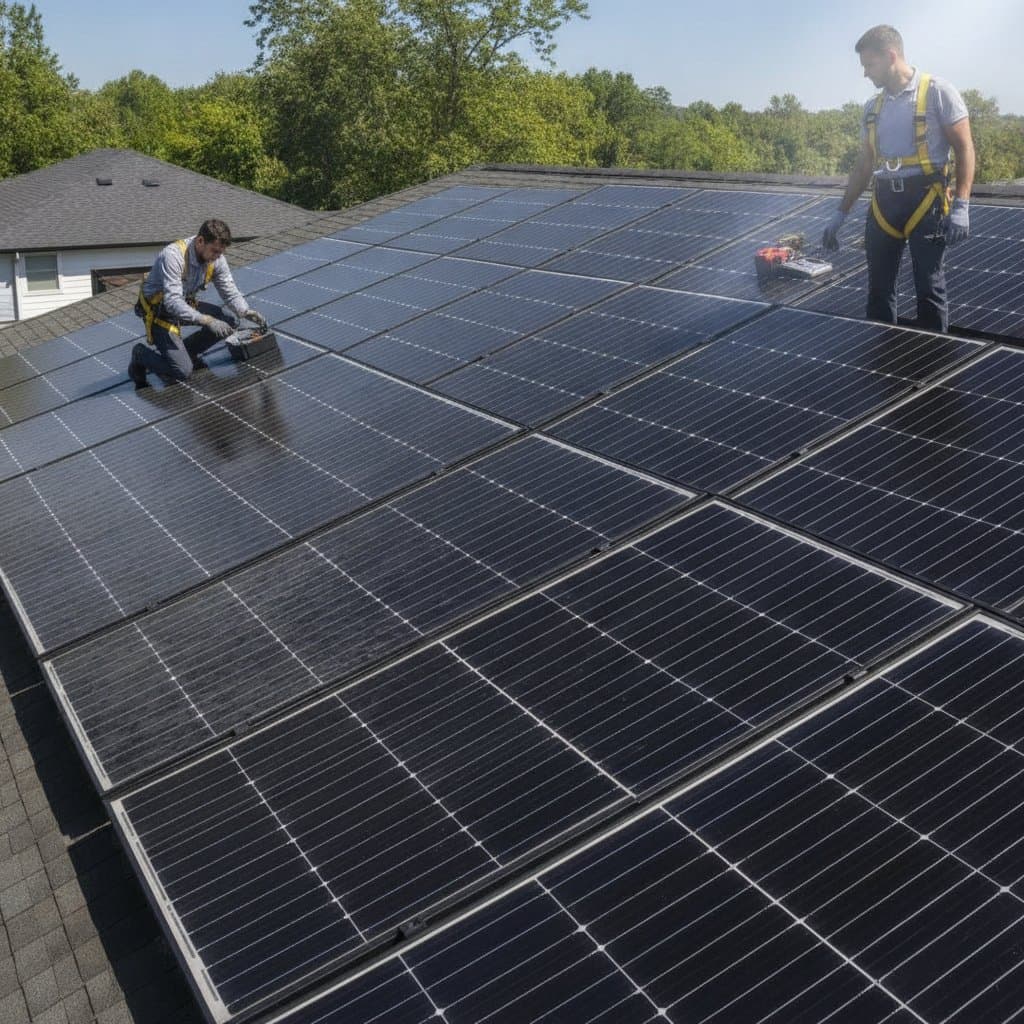 Featured image for When Solar Panel Damage Crosses Into Replacement Territory